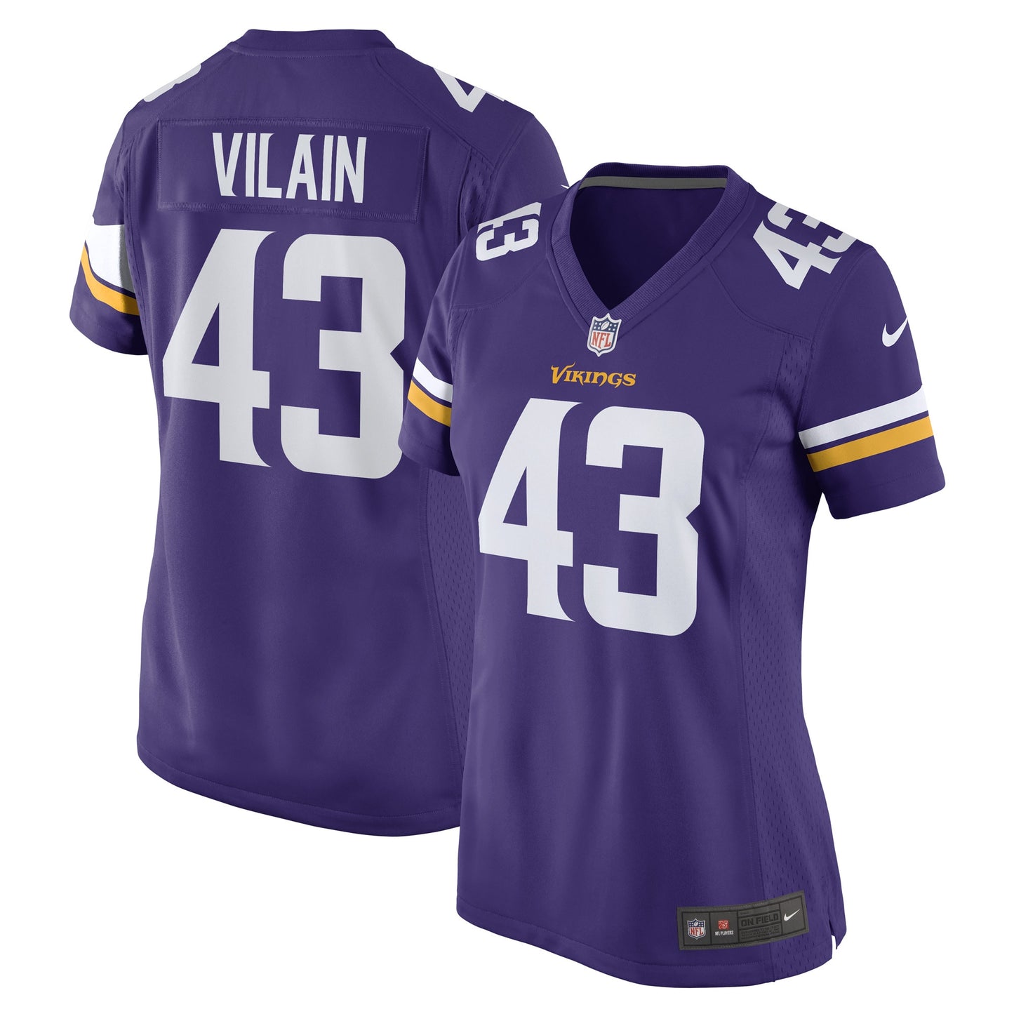 Luiji Vilain Minnesota Vikings Nike Women's Game Player Jersey - Purple