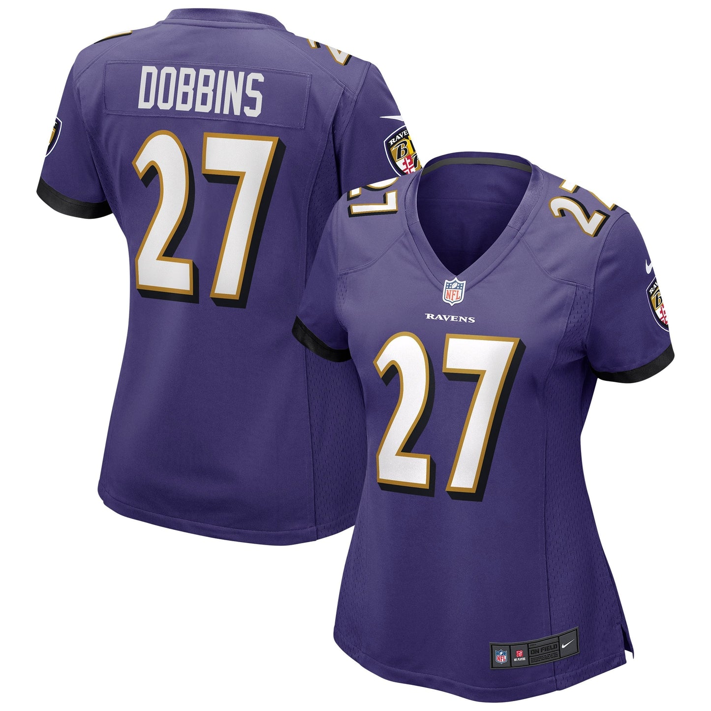 Women's Nike J.K. Dobbins Purple Baltimore Ravens Game Jersey