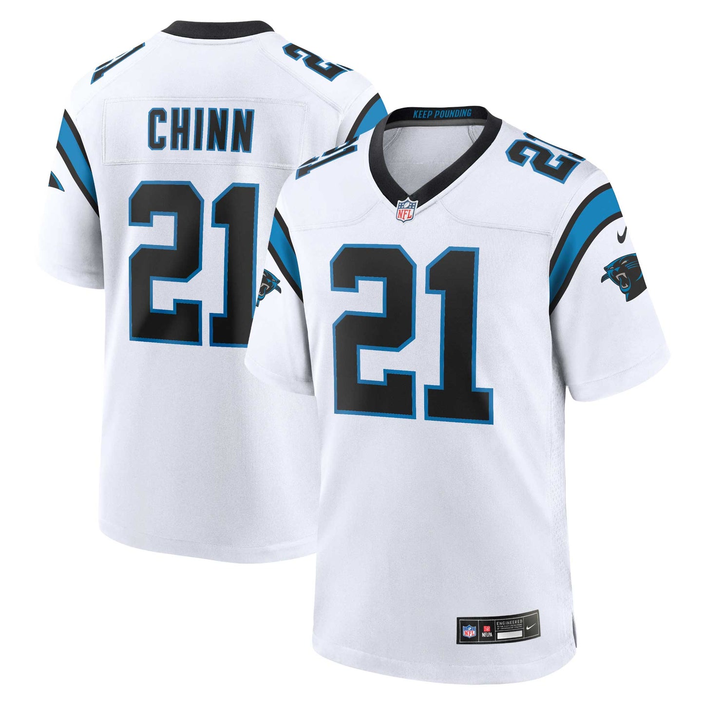 Jeremy Chinn Carolina Panthers Nike Game Jersey - White
