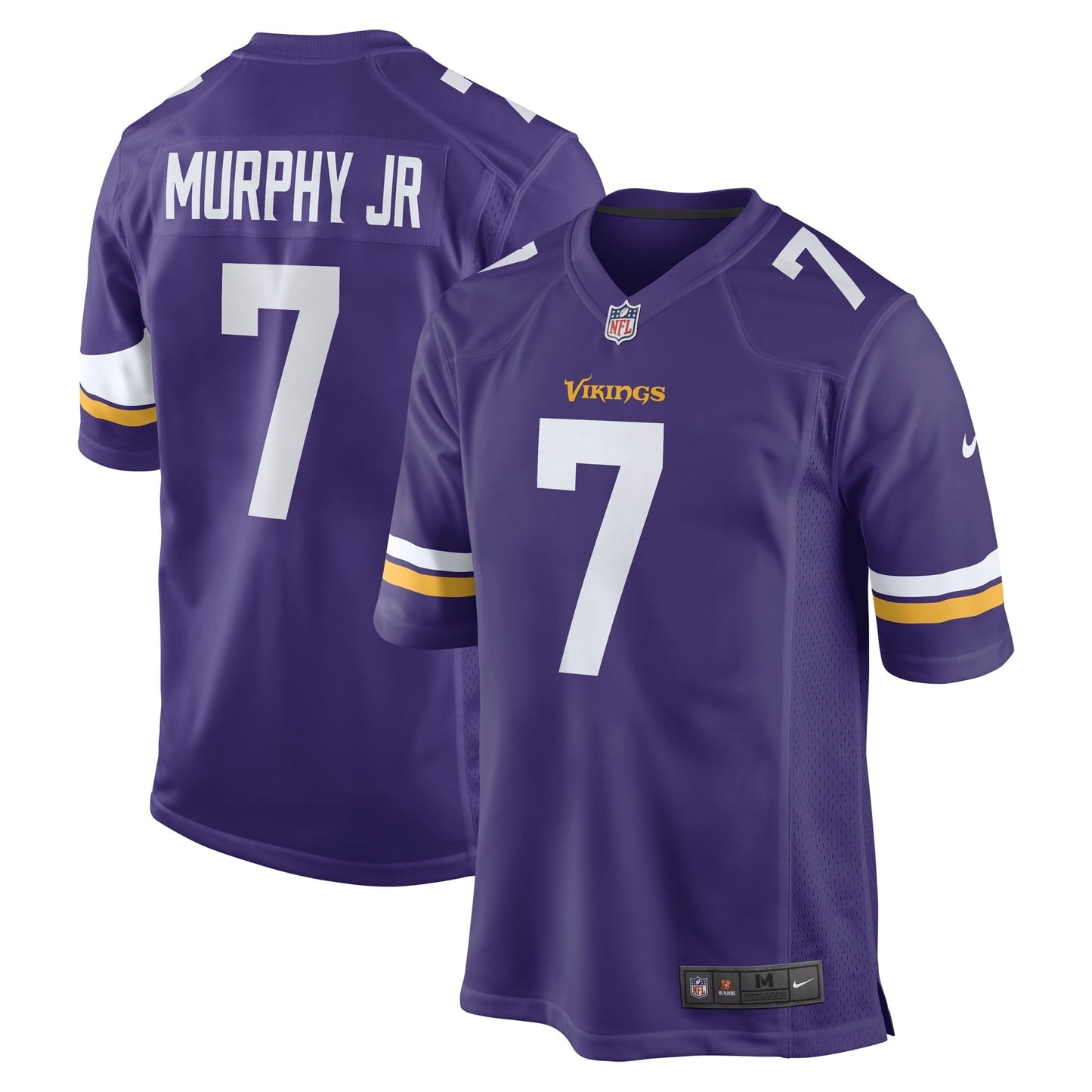 Men's Nike Byron Murphy Jr. Purple Minnesota Vikings Game Jersey