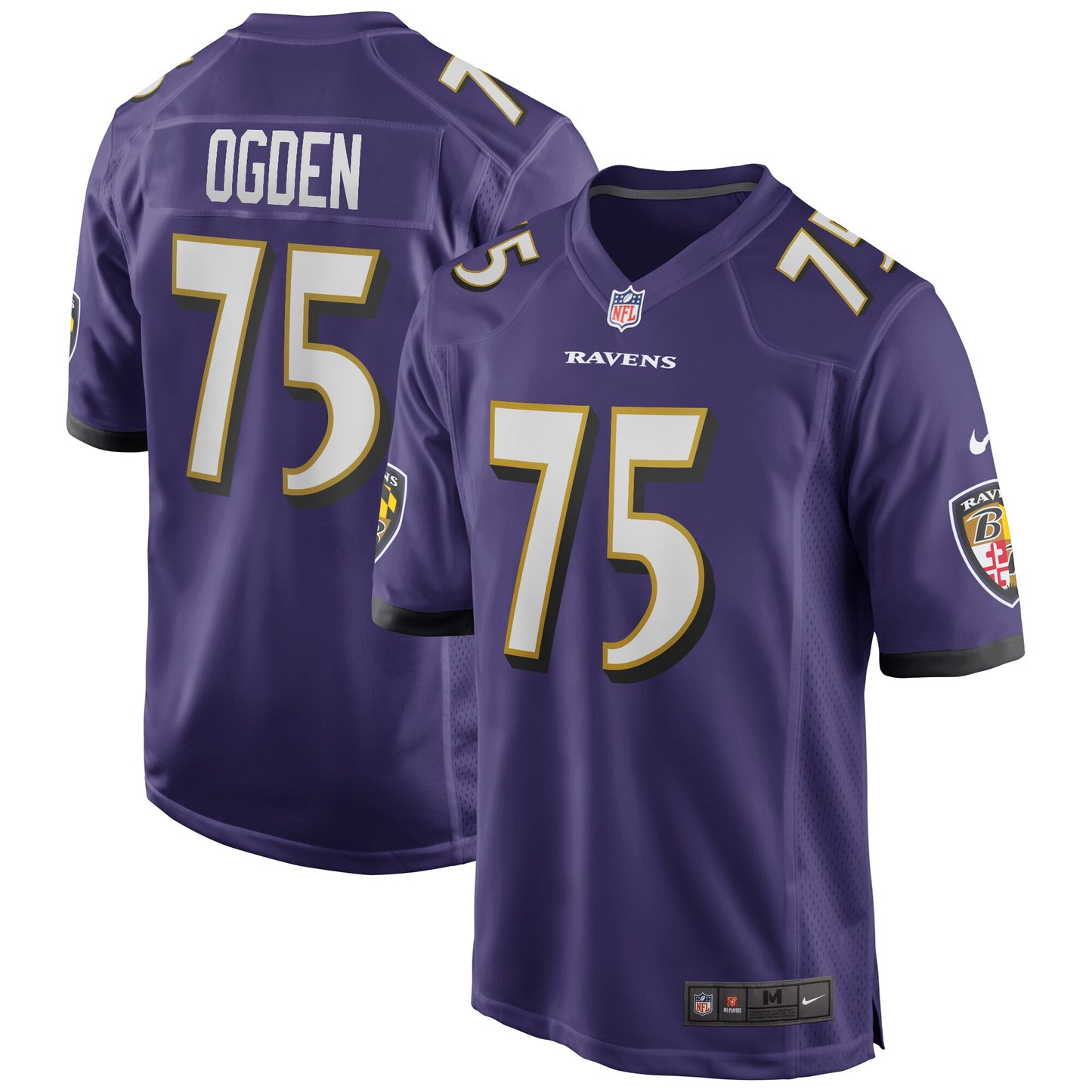 Jonathan Ogden Baltimore Ravens Nike Game Retired Player Jersey - Purple