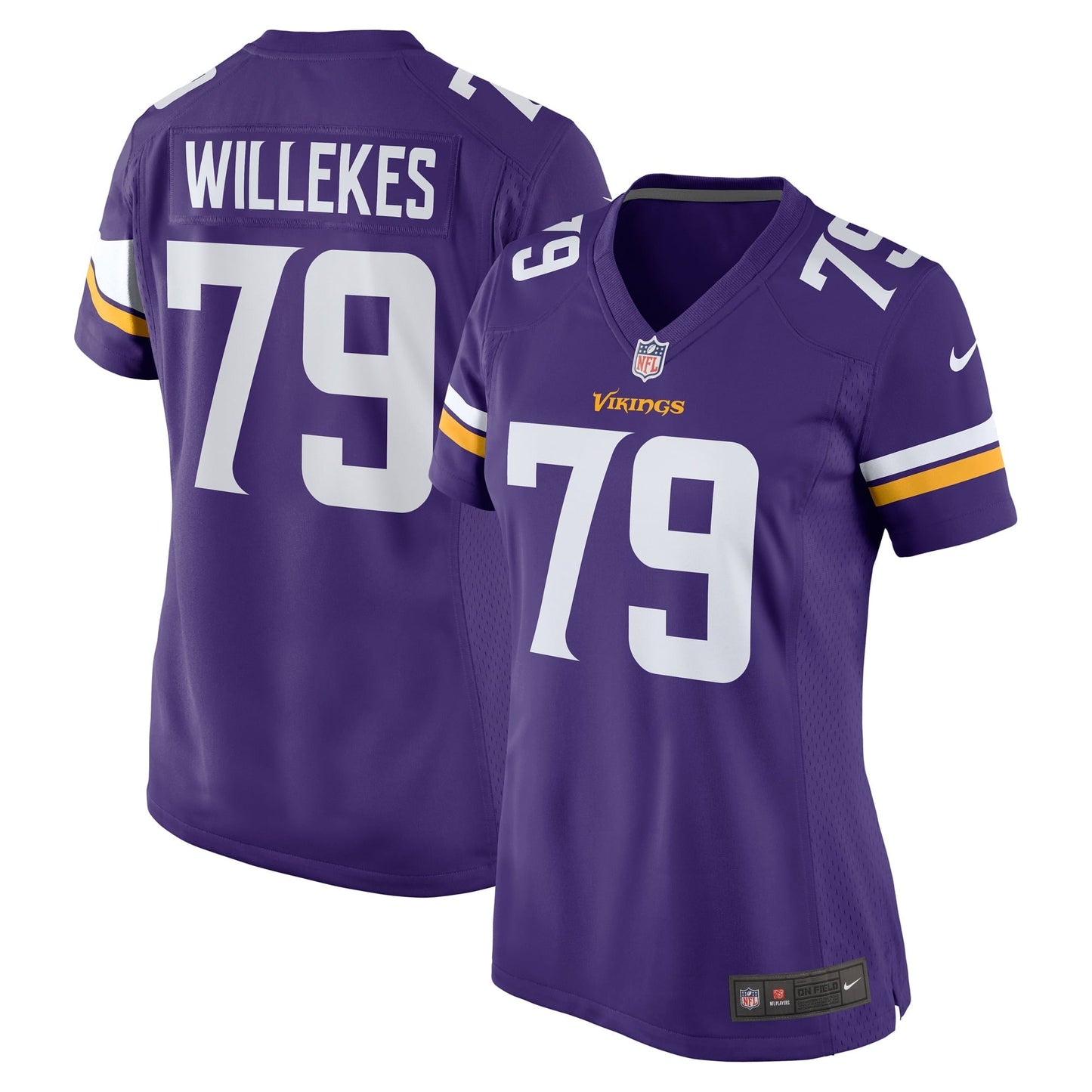 Women's Nike Kenny Willekes Purple Minnesota Vikings Game Jersey