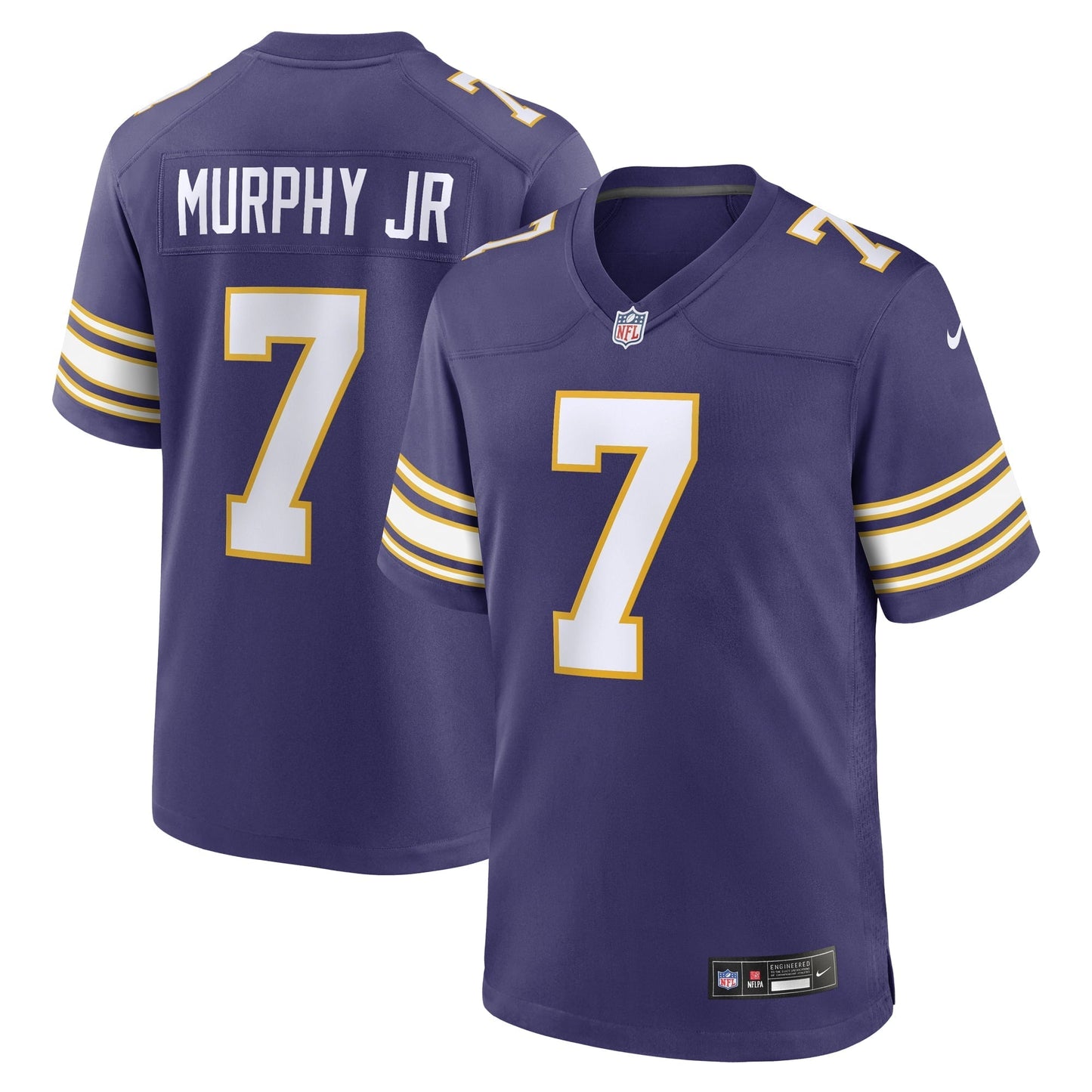 Men's Nike Byron Murphy Jr. Purple Minnesota Vikings Classic Player Game Jersey