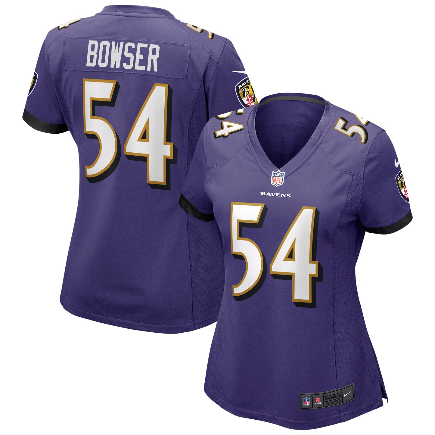 Tyus Bowser Baltimore Ravens Nike Women's Game Jersey - Purple